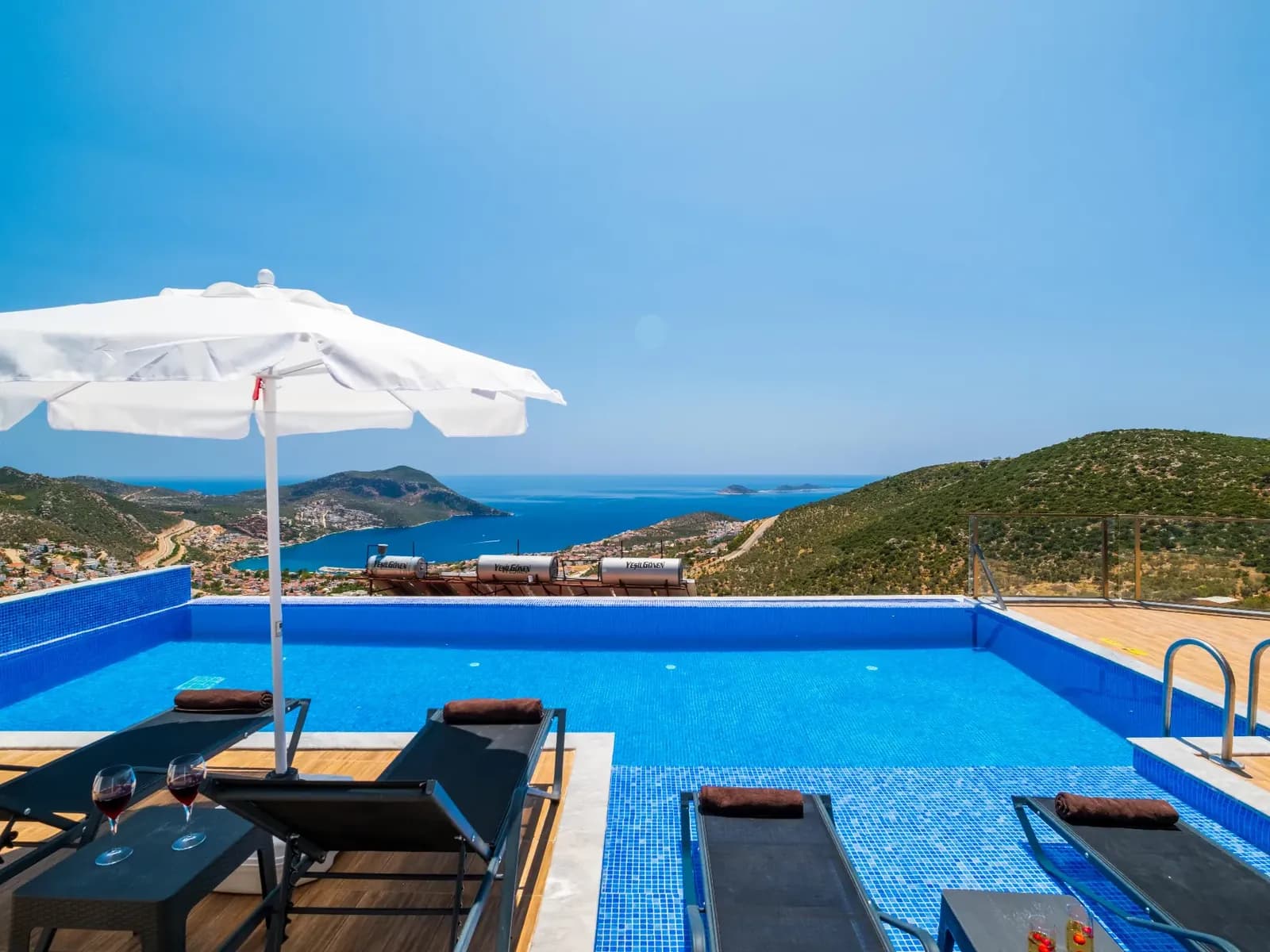 Sea view villa in the Mediterranean region