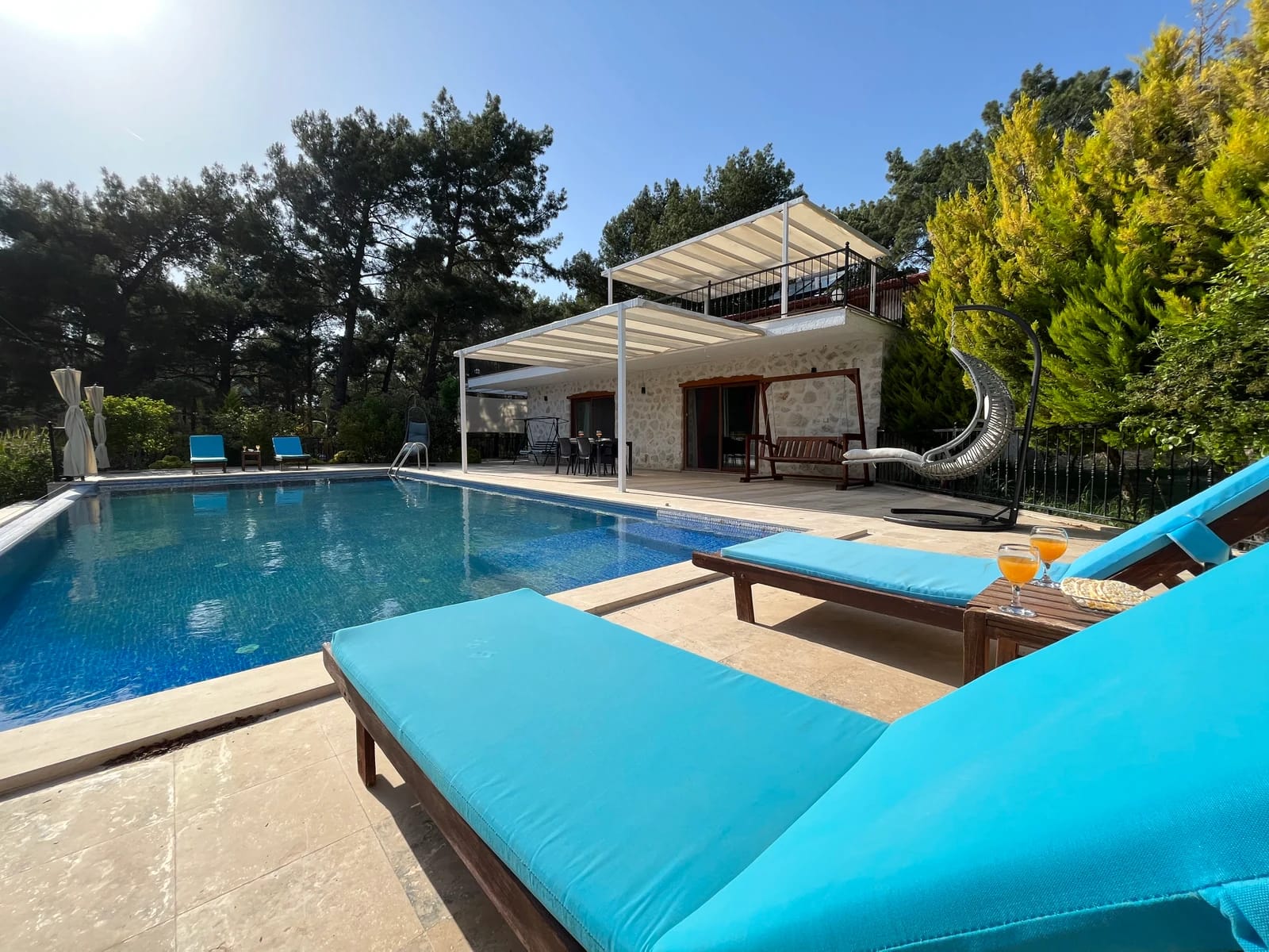 Forest-Set 3+1 Villa in Kalkan Palamut - Outside View
