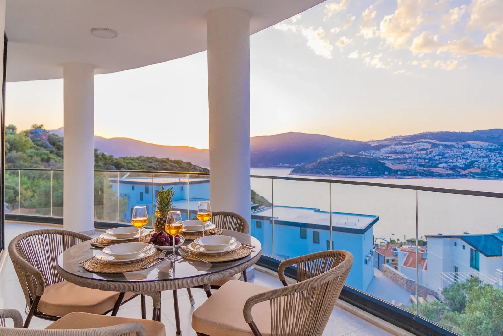 Sea View Apartment in Kalkan - Balcony