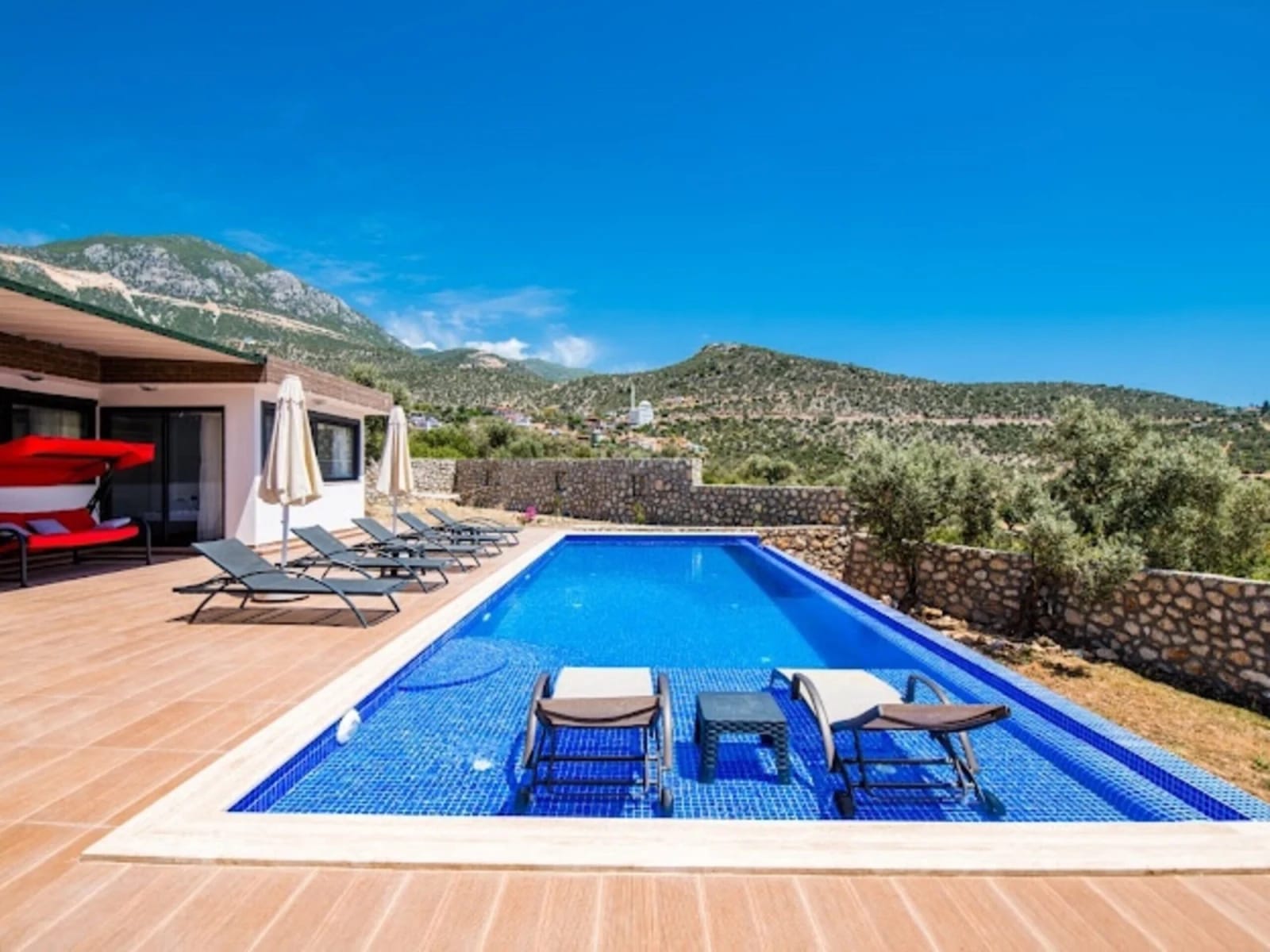 3+1 Villa in Kaş - Outside View